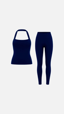 SET EVA TANK + LEGGING SLIM - DARK BLUE